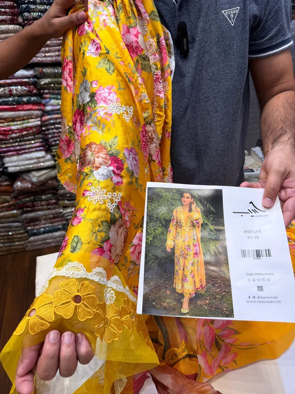 ANEELAS SILK PRINT