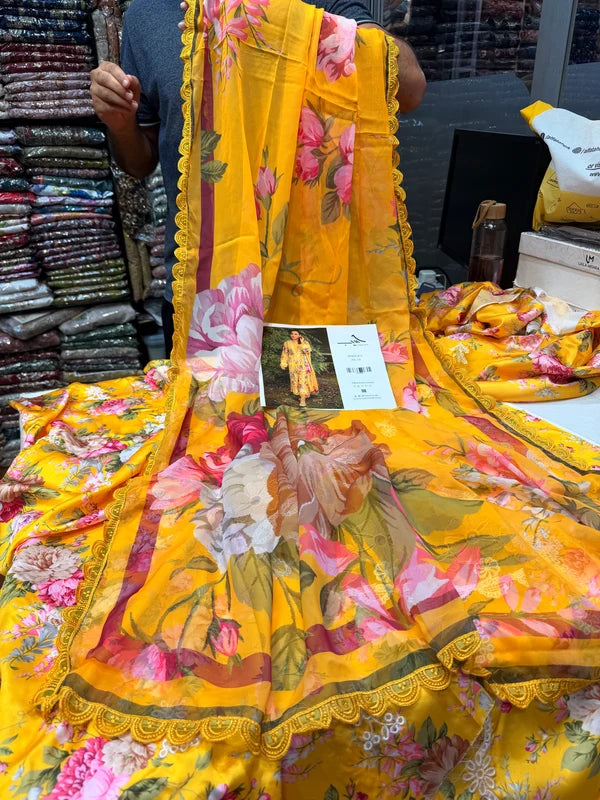 ANEELAS SILK PRINT