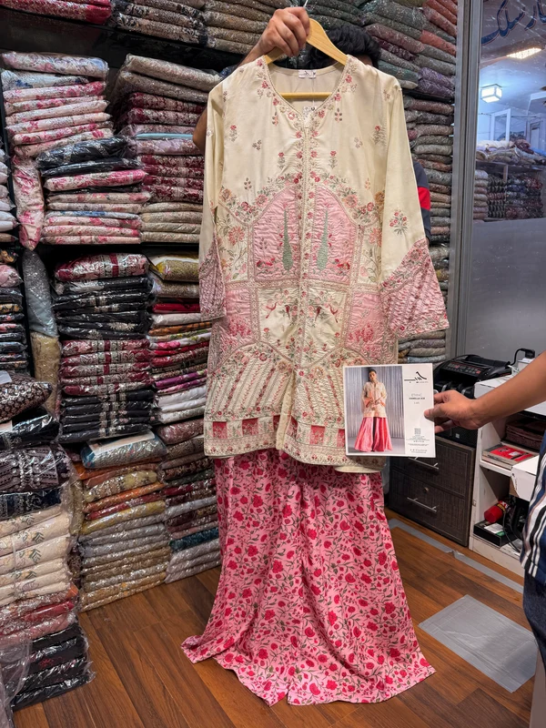 ETHNC E-005 KURTA SET VISCOSE 2PC