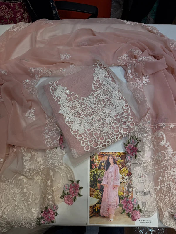 ELAF MAHGUL VISCOSE UNSTITCHED 3PC