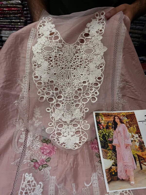ELAF MAHGUL VISCOSE UNSTITCHED 3PC