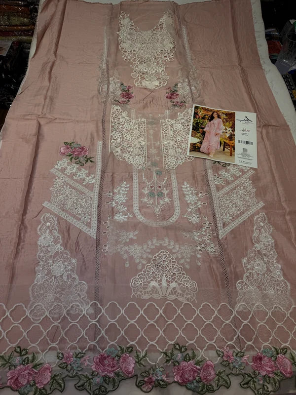 ELAF MAHGUL VISCOSE UNSTITCHED 3PC